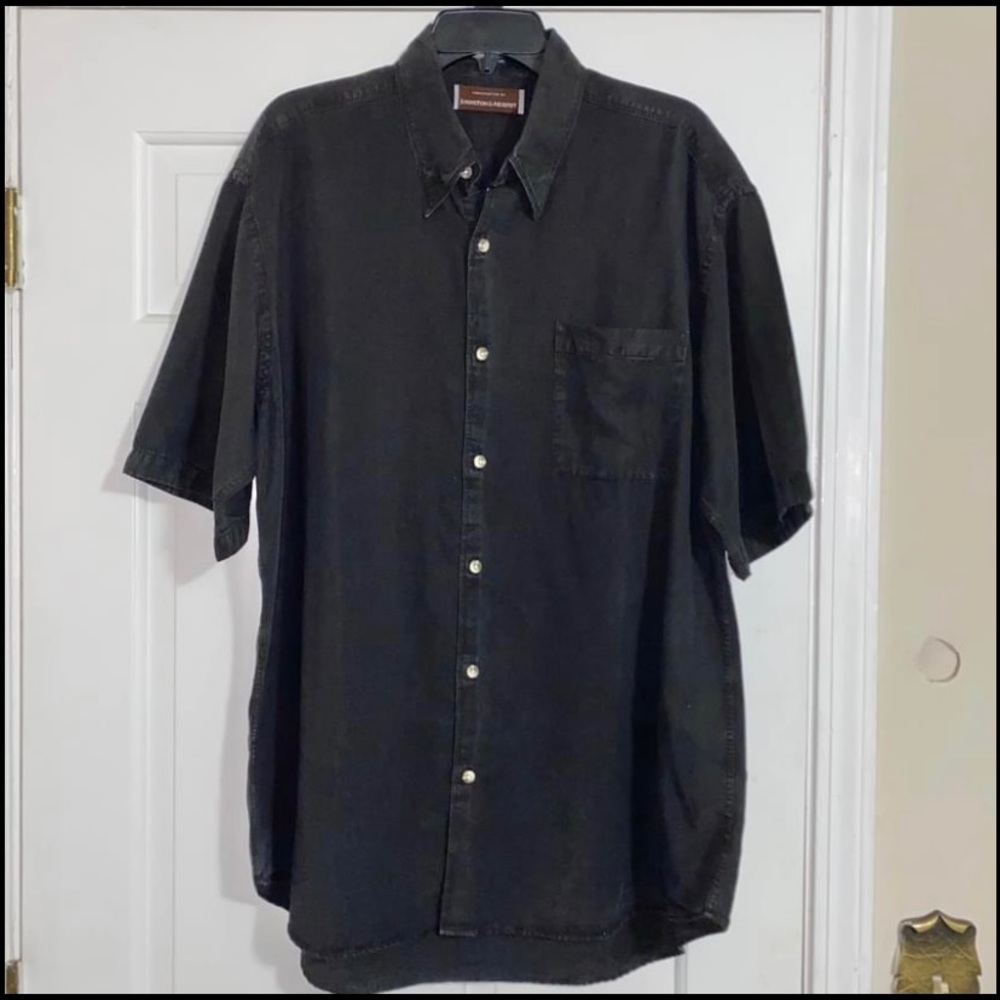 Men’s Johnston & Murphy Large Black Shirt